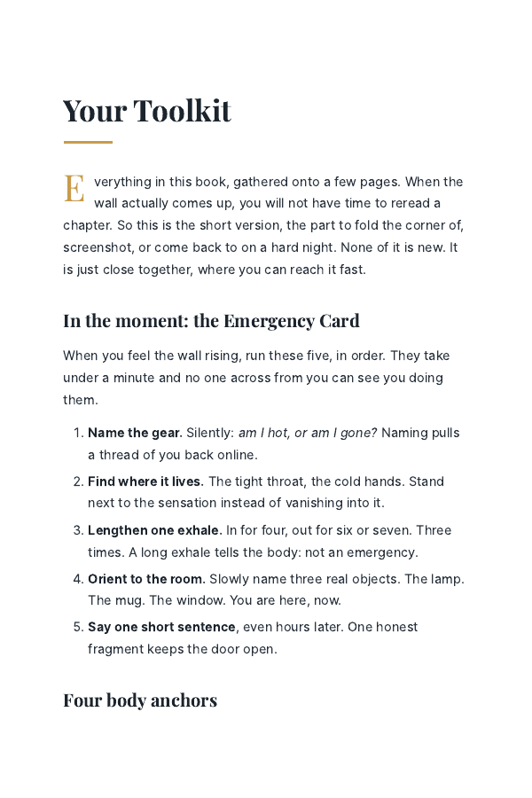 Your Toolkit: every script and card in one place
